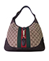 Jackie Original, &pound;350, Handbags, Brown/Green/Red, Canvas/Leather, Front view